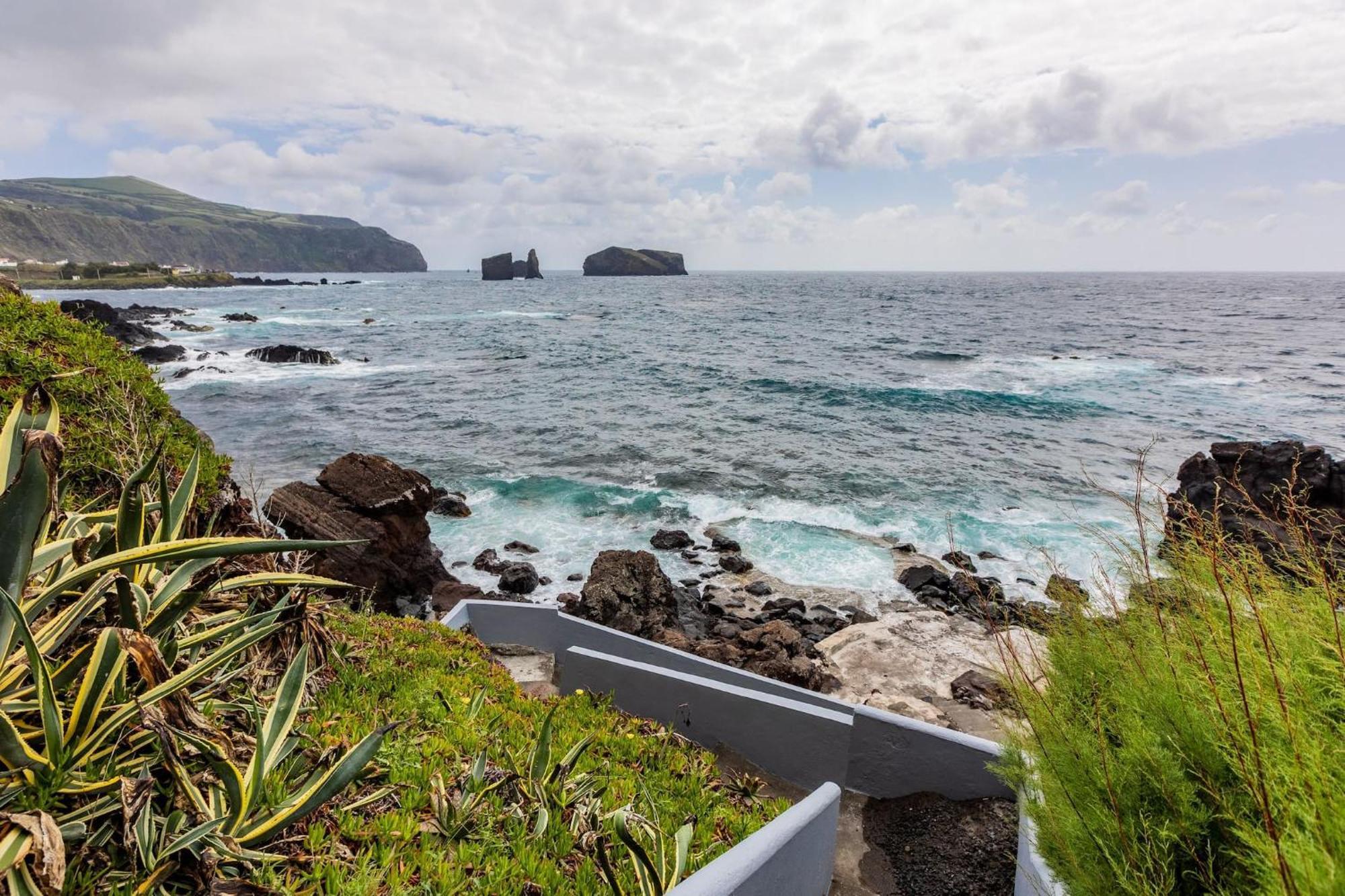 Mosteiros Natural Pool House Villa Buitenkant foto